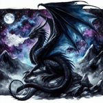 Ceramic Coaster Dragons 4PC