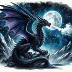 Ceramic Coaster Dragons 4PC