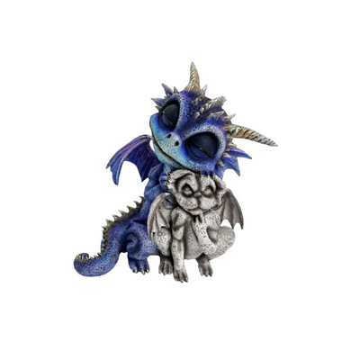 Dragon Cuddling with Gargoyle