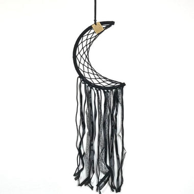 Dreamcatcher - Black Half Moon 27cm