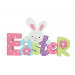 Easter Table Block Sign Asst