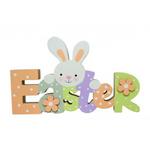 Easter Table Block Sign Asst