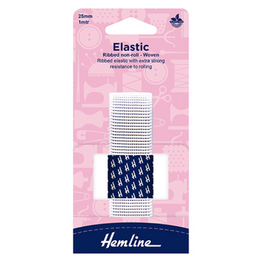 Elastic Ladder White 25mm x 1m