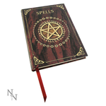 Embossed Spell Book Red 17cm Journal