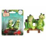 Fairy Garden - Frogs on Bench