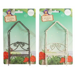 Fairy Garden - Metal Arch Bench