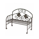 Fairy Garden - Metal Butterfly Bench Seat