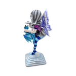 Fairy with Dragon Sitting on Moon