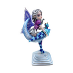 Fairy with Dragon Sitting on Moon
