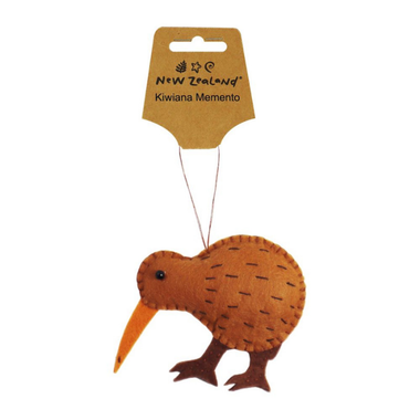 Felt Hanging Ornament - NZ Kiwi Bird