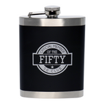 Fifty 7oz Hip Flask - Stainless Steel