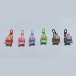 Flocked Mini Monster - Bag Keyring Tag