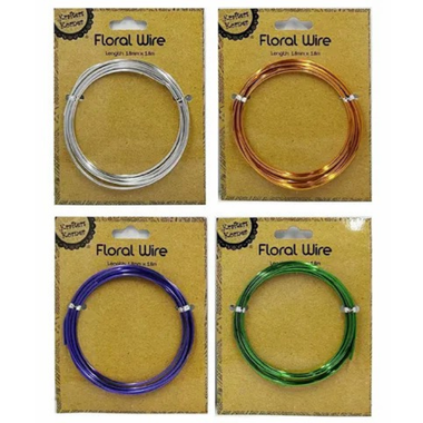 Floral Wire 1.8M - 4 Assorted