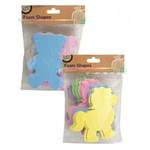 Foam Shapes Unicorns & Bears