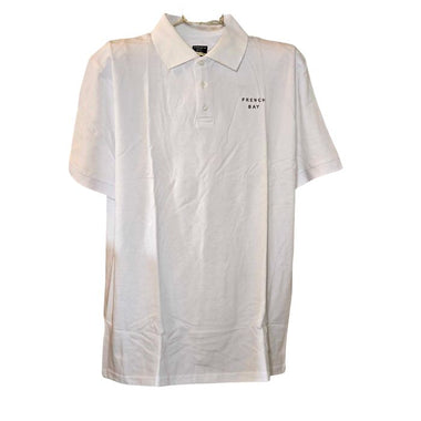 French Bay Cotton Polo White-L