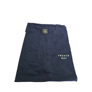 French Bay Cotton T-Shirt Blue-L