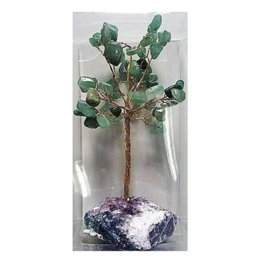 Gemstone Tree Crystal Base Aventurine Large