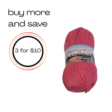 Glenorchy 100% NZ Wool 02 Rose Pink