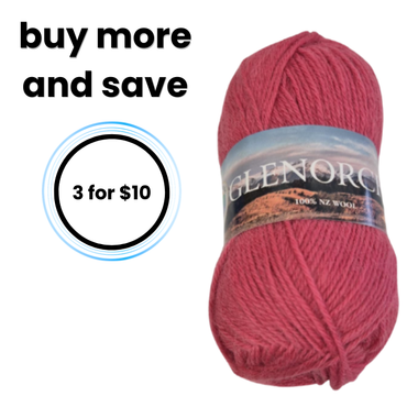Glenorchy 100% NZ Wool 02 Rose Pink
