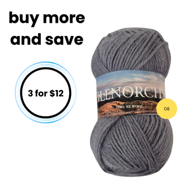 Glenorchy 100% NZ Wool 08 Stone