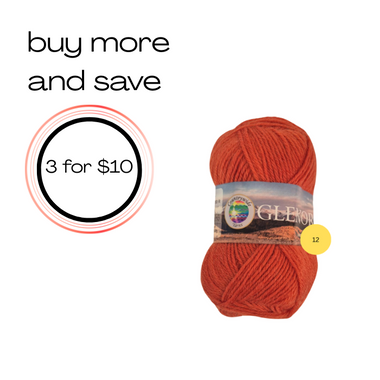 Glenorchy 100% NZ Wool 12 Burnt Orange