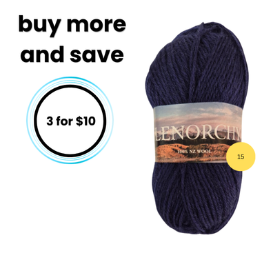 Glenorchy 100% NZ Wool 15 Navy