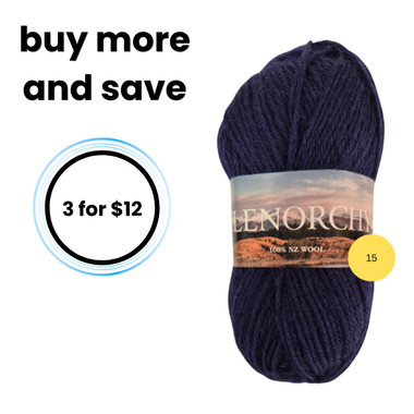 Glenorchy 100% NZ Wool 15 Navy