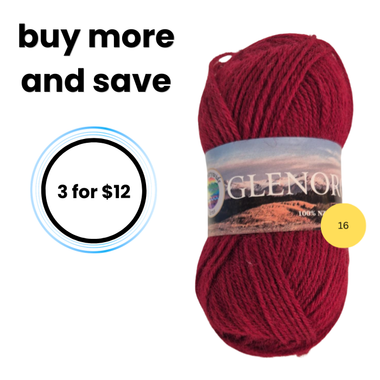 Glenorchy 100% NZ Wool 16 Wine