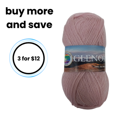 Glenorchy 100% NZ Wool 18 Baby Pink