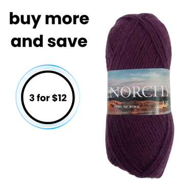 Glenorchy 100% NZ Wool 23 Italian Plum