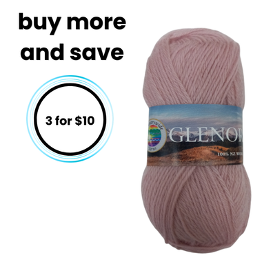 Glenorchy 100% NZ Wool 18 Baby Pink