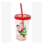 Glitter Cup with Straw 550mL