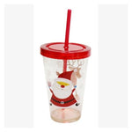 Glitter Cup with Straw 550mL