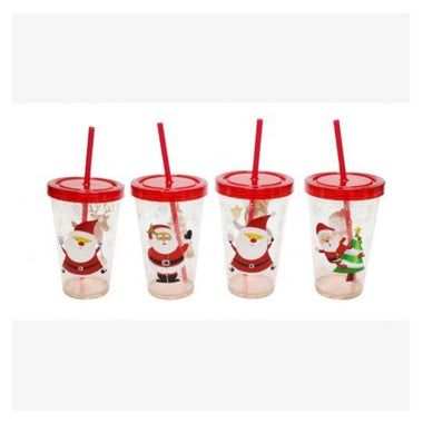 Glitter Cup with Straw 550mL