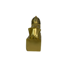 Golden Egyptian Sphinx on Hieroglyphic Base