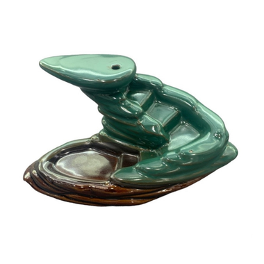 Green Waterfall Backflow Incense Burner