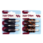 Hair Clip No Crease 3pc Pack 2asst Colours 6cm