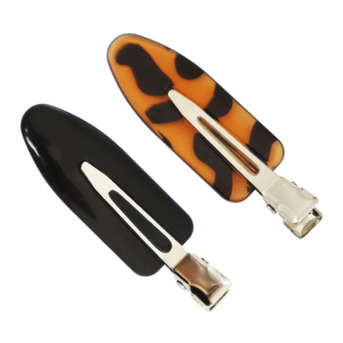 Hair Clip No Crease 3pc Pack 2asst Colours 6cm