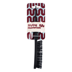 Hairbrush Slim Styling Nylon Bristles 22cm