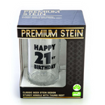 Happy 21st Birthday Beer Stein