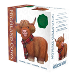Highland Cow Snug 12.2cm Ornament-Statuette