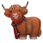 Highland Cow Snug 12.2cm Ornament-Statuette