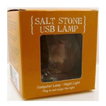 Himalayan Salt Lamp - Orange Pyramid - USB Lamp