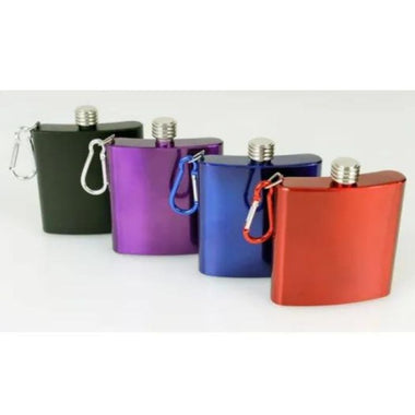 Hip Flask 6oz - 4 Asst