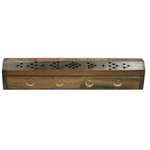 Incense Burner Box Moon Star 12 Inch
