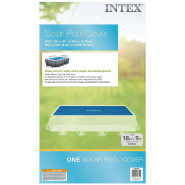 Intex Rectangular Solar Pool Cover 9 x 18ft (5.49 x 2.74m)
