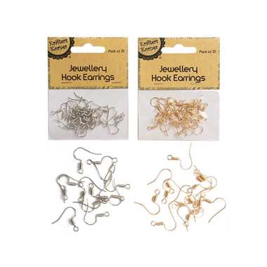 Jewellery Fish Hook Earings 25pc