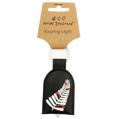 Keyring with Light NZ Fern