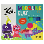 Kids Colour Modelling Clay Set 24pc