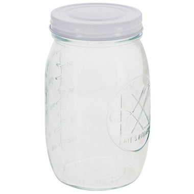 Large Embossed Preserving Jar 1L